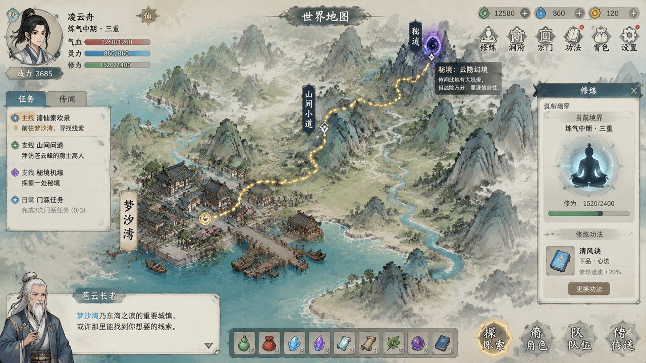 谪仙索欢录 章节事件 实机截图 2