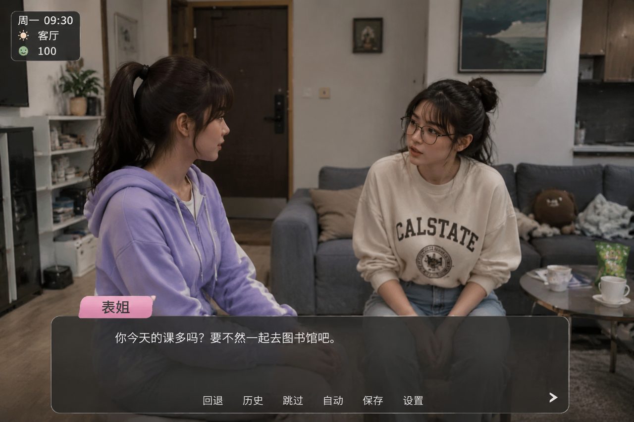 我的可爱表姐 剧情互动 内容截图 2